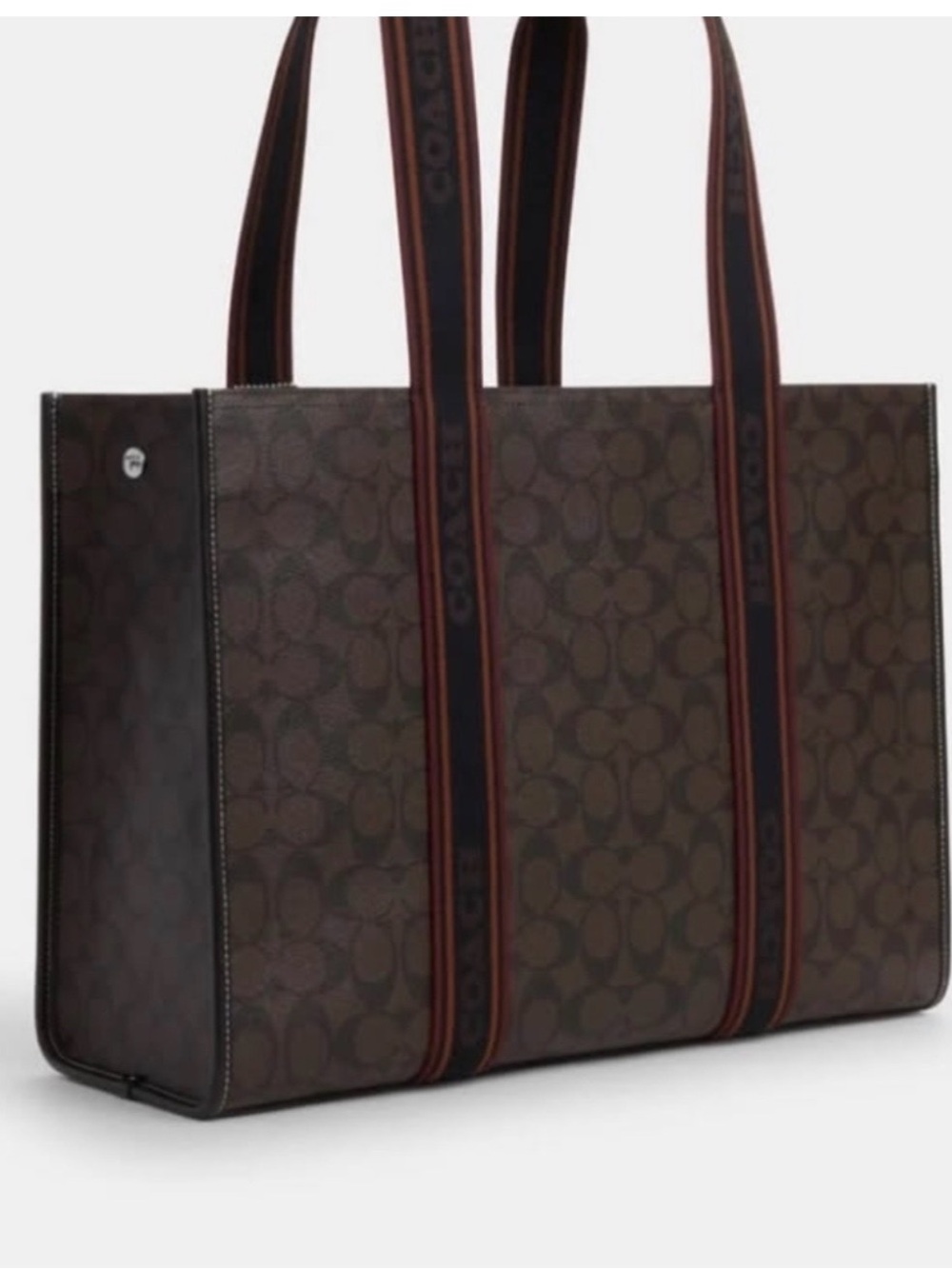 Coach Large Smith Tote Bag in Signature Canvas (Style CM865)